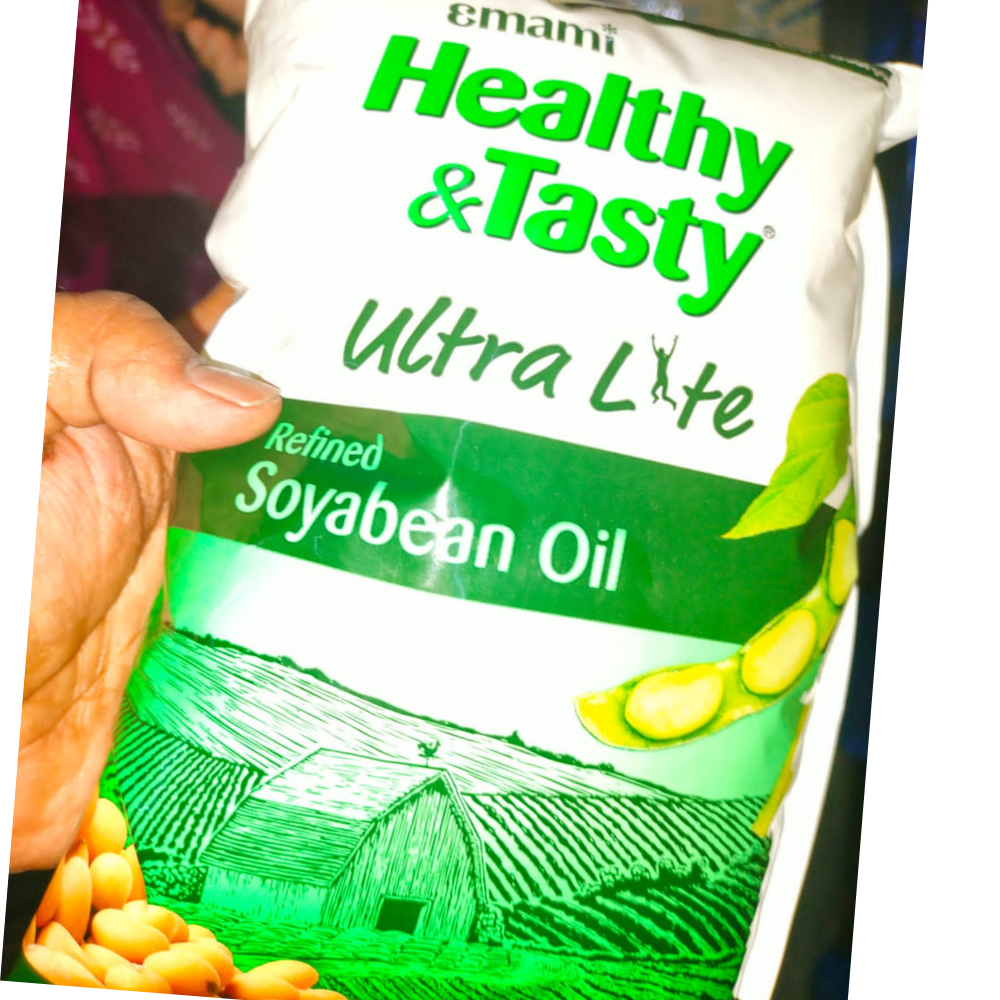 Emami Healthy and Tasty Ultralite Soya Oil (1L Pouch) 12pcs / box