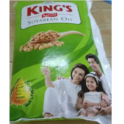 Kings Soyabean Oil 1L Bottle (12Pcs/Box) - Rs 82/L